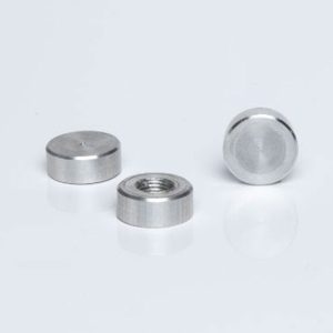 סיומות לגופי תאורה - כפתור 20 אלומיניום