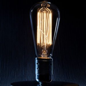 נורת פחם - נורה פחם 240V ST64 E27