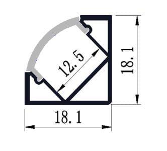 פרופילים - פרופיל אלומיניום 1919