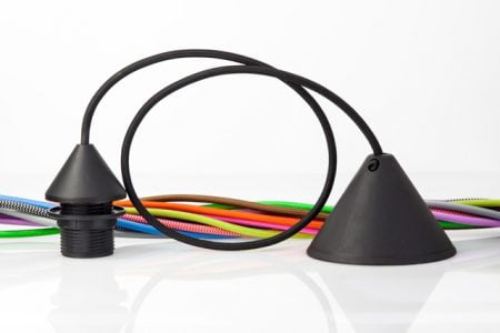 כבל בד בצבעים לפי מידה - כבל בד דו גידי במגוון צבעים